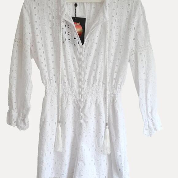 The Kooples Embroidery Romper white S - Picture 10 of 10